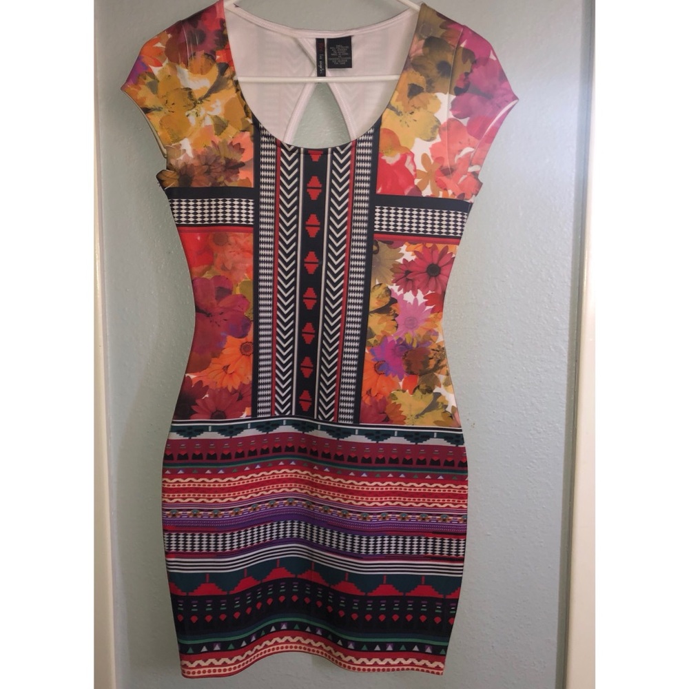 Colorful short dress